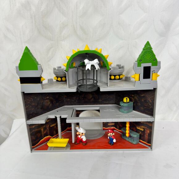 Jakks World Of Nintendo Super Mario Bros. Bowser's Castle 2019 - Picture 12 of 13